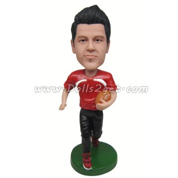 custom made football bobble head