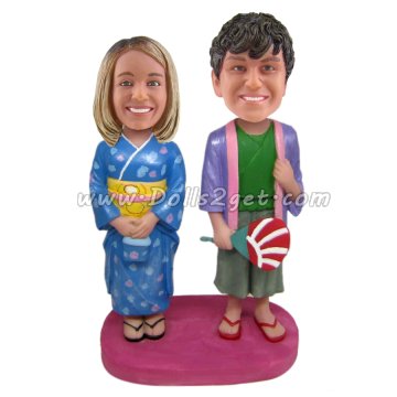 Japanese Wedding Caketopper bobbleheads