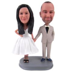 Wedding Cake Topper / Wedding Bobbleheads