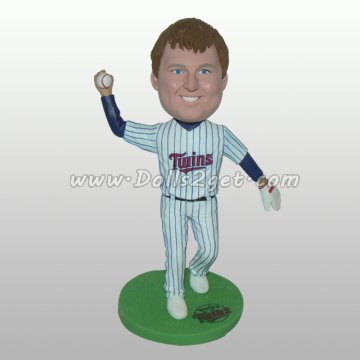 Baseball player bobblehead