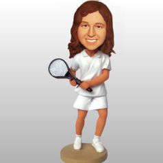 Tennis bobblehead