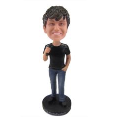 Singer bobble head