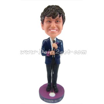 Singer bobble head