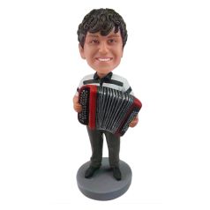 accordion player bobble head