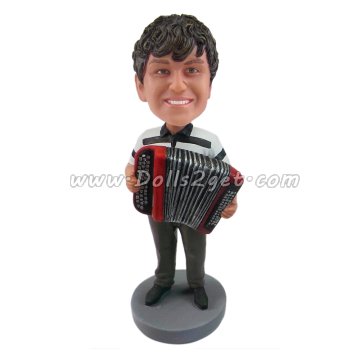 accordion player bobble head