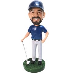 custom golfer bobblehead