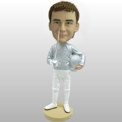 Fencing bobblehead