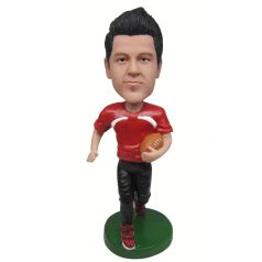 custom made football bobble head