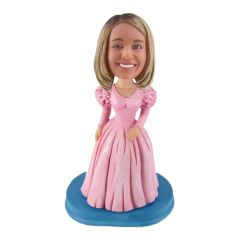 evening dress girl bobble head