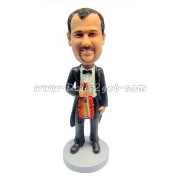 Violin bobblehead