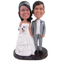 Custom Wedding Cake Topper / Wedding Bobbleheads