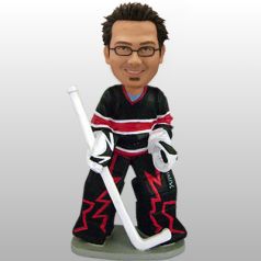 Hockey bobblehead