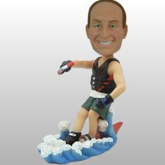 water skiing bobblehead