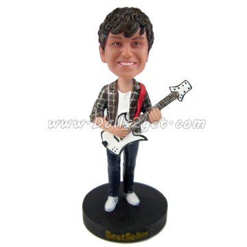 Bassist player bobblehead