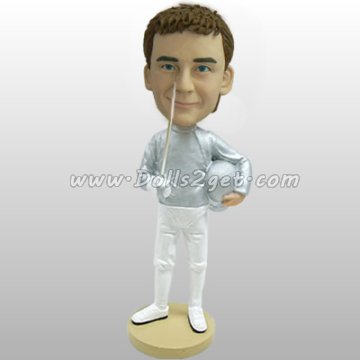 Fencing bobblehead