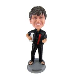 accordion player bobblehead